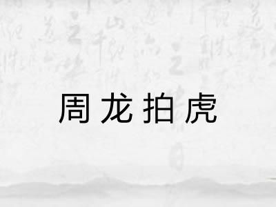 周龙拍虎