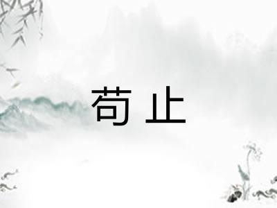 苟止