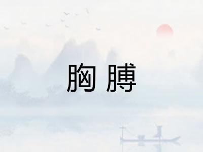 胸膊