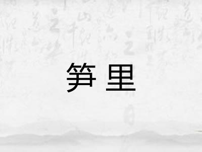 笋里