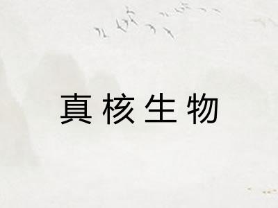 真核生物