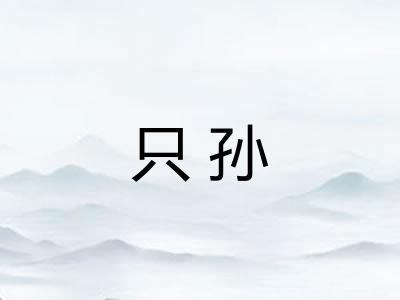 只孙