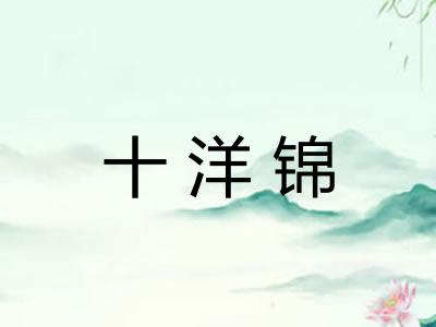 十洋锦