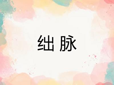 绌脉
