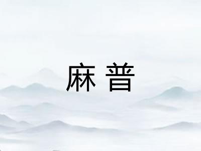 麻普