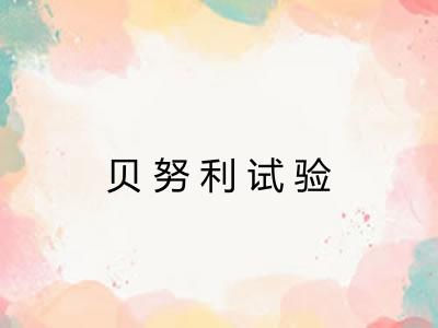 贝努利试验
