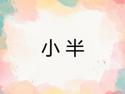 小半