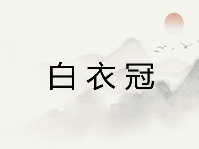 白衣冠