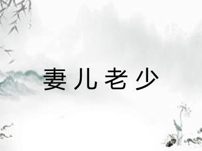 妻儿老少