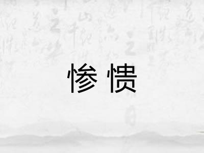 惨愦