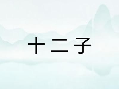 十二子
