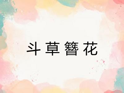 斗草簪花