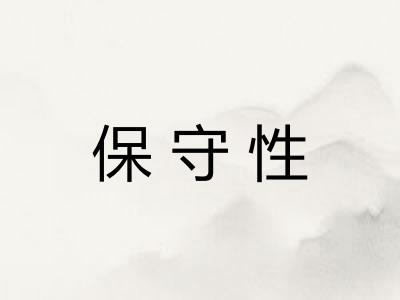 保守性