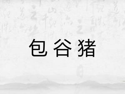 包谷猪