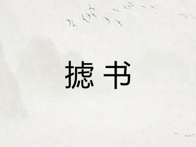 摅书
