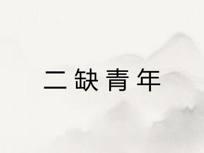 二缺青年