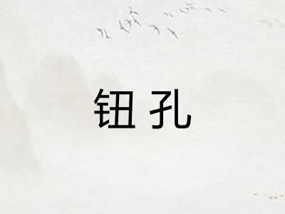 钮孔