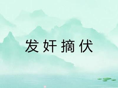 发奸摘伏