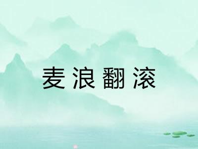 麦浪翻滚
