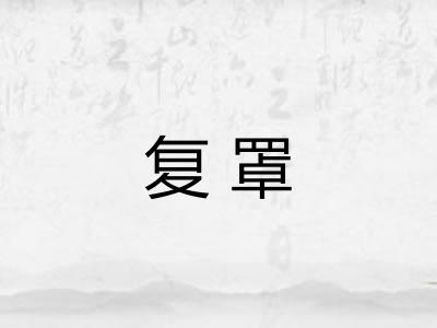 复罩
