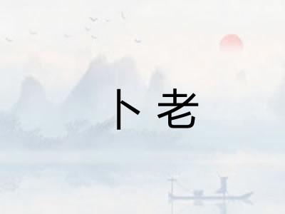 卜老