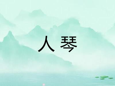 人琴