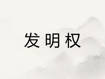 发明权