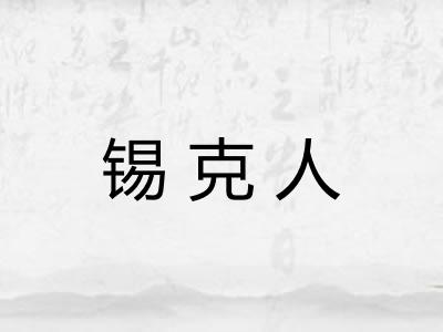 锡克人