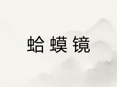 蛤蟆镜