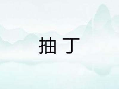 抽丁