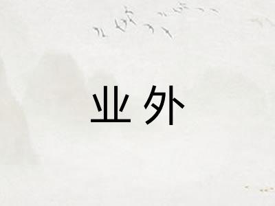 业外