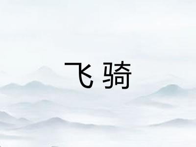 飞骑