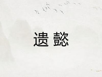 遗懿