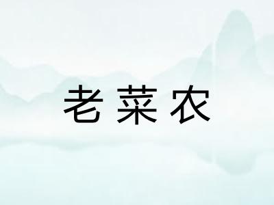 老菜农