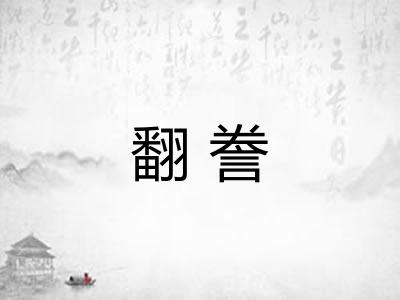 翻誊