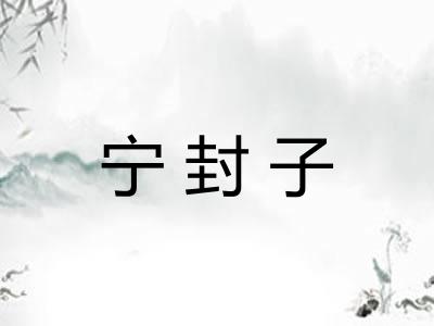 宁封子