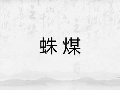 蛛煤