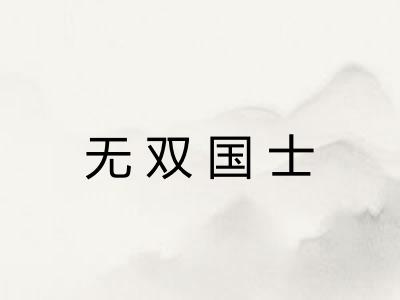 无双国士