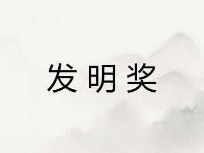 发明奖