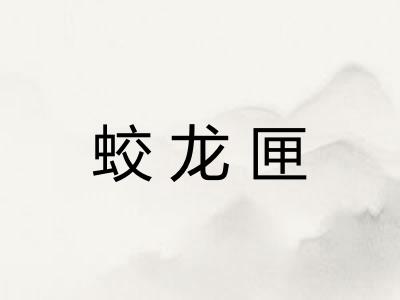 蛟龙匣