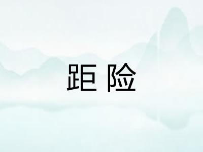 距险