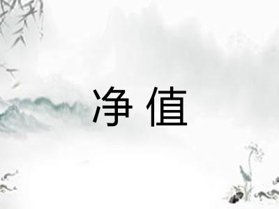 净值