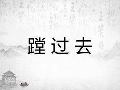 蹚过去