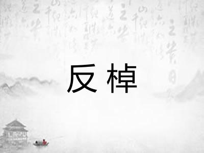 反棹