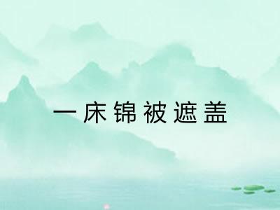 一床锦被遮盖