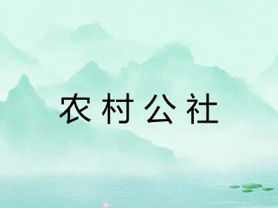 农村公社