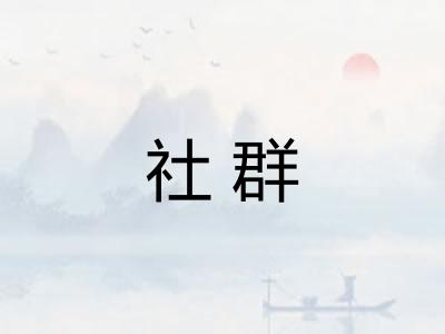 社群