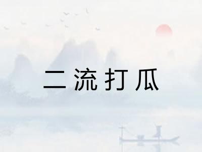 二流打瓜