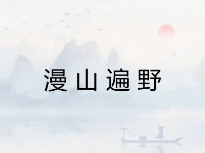 漫山遍野