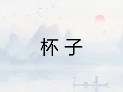 杯子